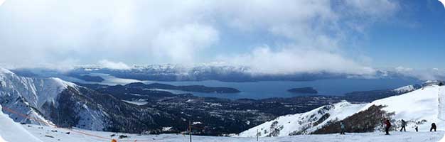 El Cerro Catedral en Bariloche, Argentina